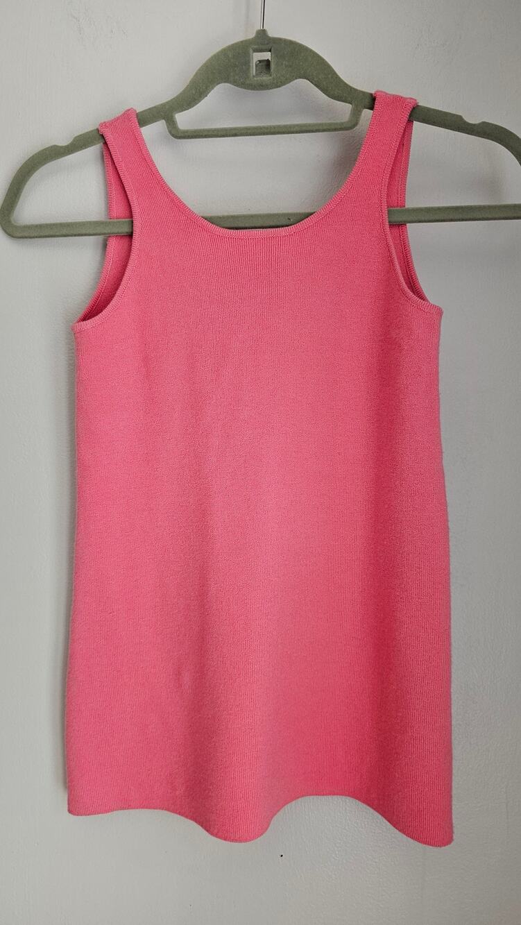 Zara Tank Top, NWT, Pink, Girls, Sz 6-7, 50% Join Life Viscose, New